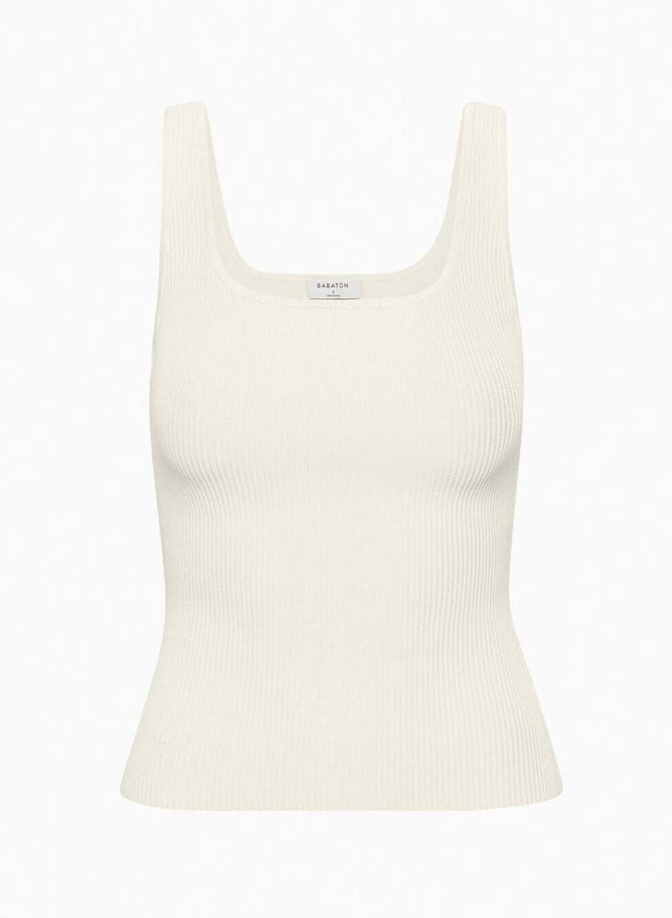 Babaton Sculpt Knit Squareneck Tank Top